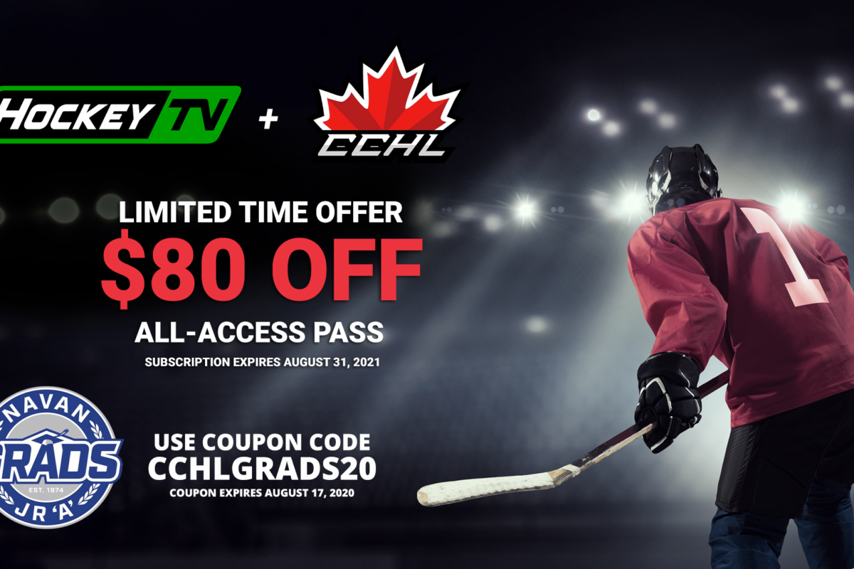 LIMITED TIME OFFER $80.00 OFF HOCKEYTV ALL-ACCESS YEARLY SUBSCRIPTION Navan Grads