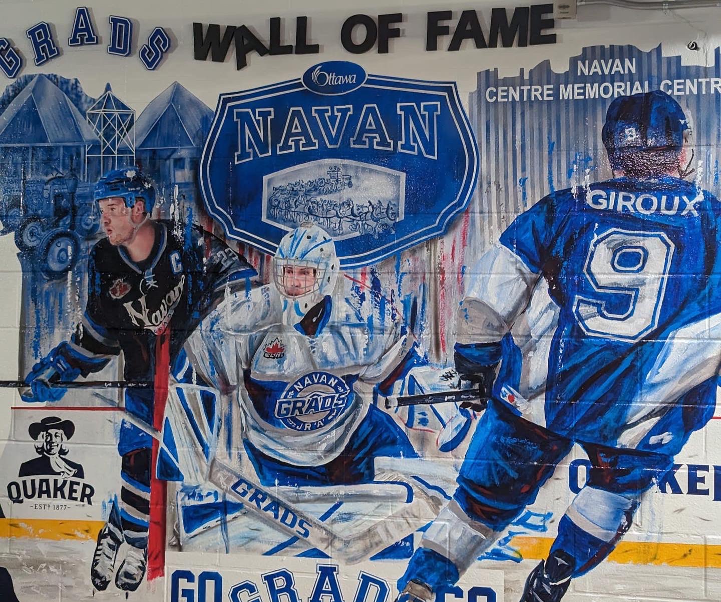 GRADS PARTNER UP WITH QUAKER OUTS & CLAUDE GIROUX; FEATURED ON HOCKEY